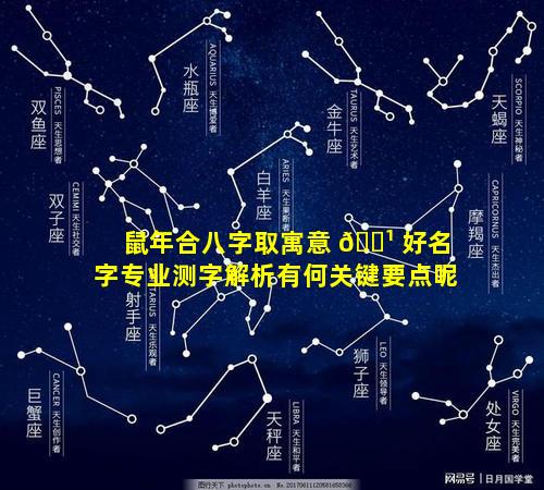 鼠年合八字取寓意 🌹 好名字专业测字解析有何关键要点呢